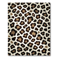 Sophisticated Beige and Brown Leopard Spot Rug