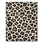 Sophisticated Beige and Brown Leopard Spot Rug