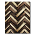 Herringbone Wood Grain Chevron Weaver Rug