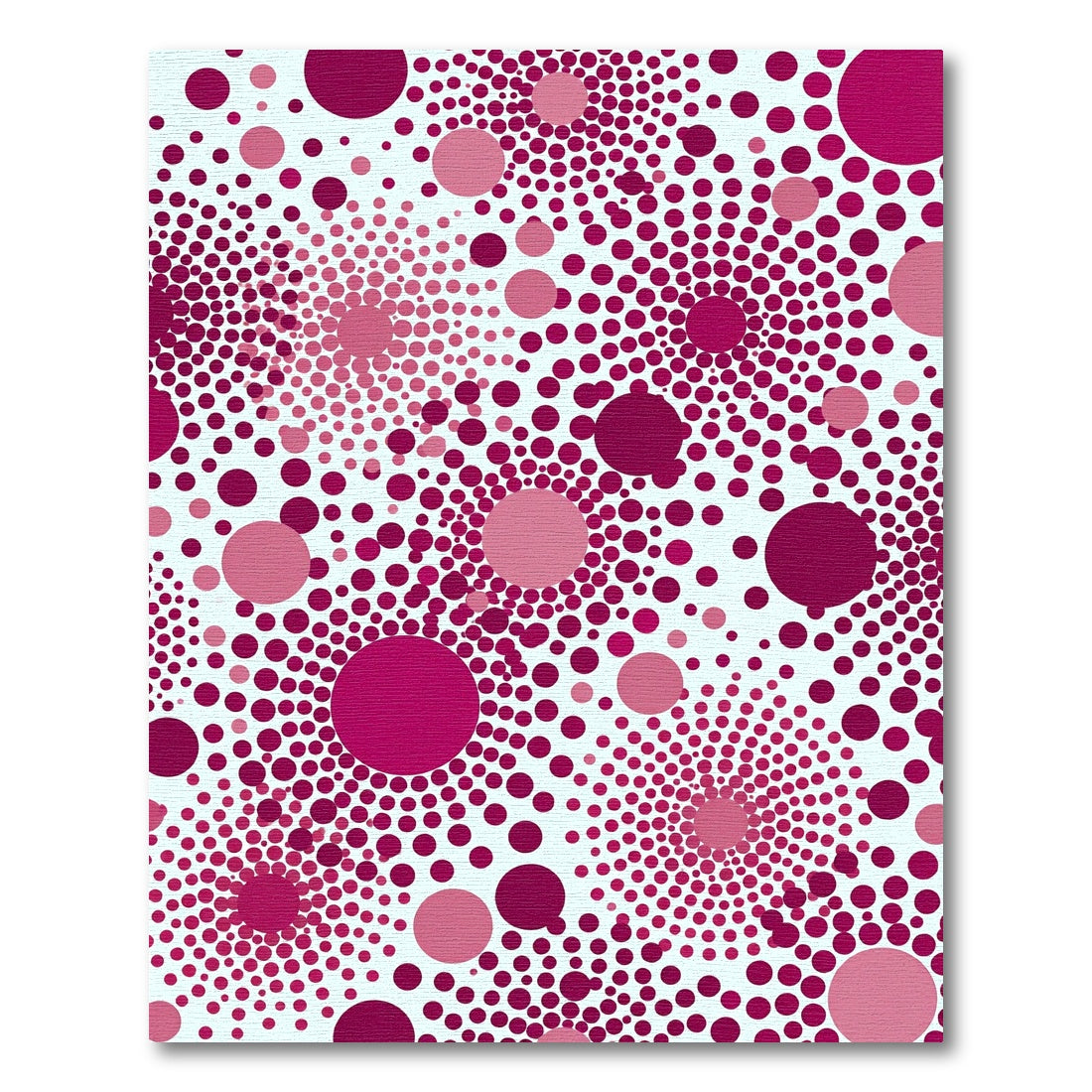 Crimson Pink Dot Radiance Rug