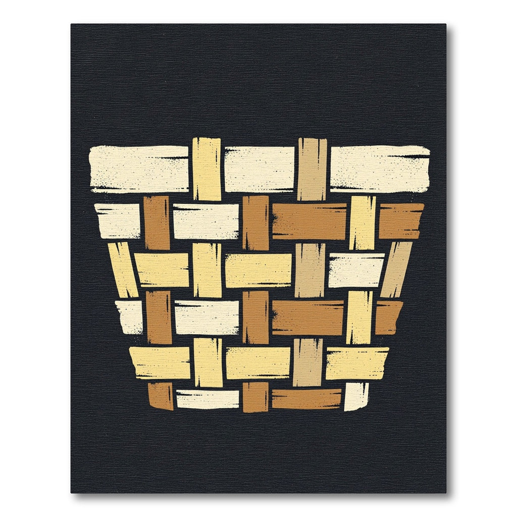 Woven Basket Earthy Tone Intersecting Rug
