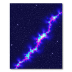 Cosmic Nebula Bolt Lightning Rug