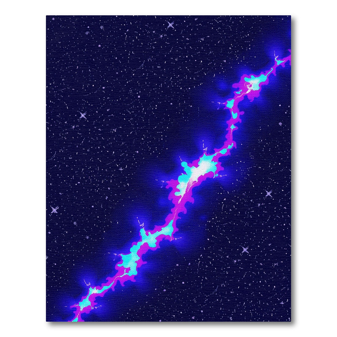 Cosmic Nebula Bolt Lightning Rug