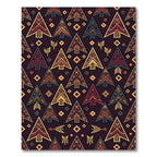 Triangular Tribal Arrows Pattern Rug