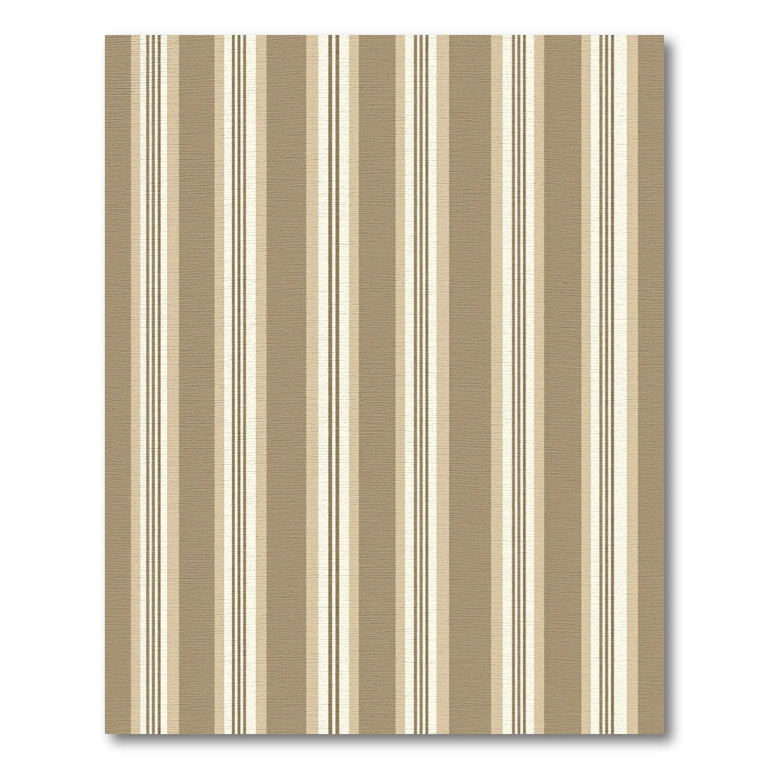 Earthy Neutral Vertical Stripe Rug