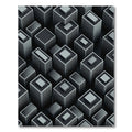 Monochromatic Geometric Skyscraper Cityscape Rug