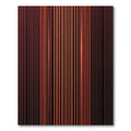 Crimson Orange Vertical Stripe Rug