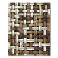 Woven Tan Cream Earth Tone Rug