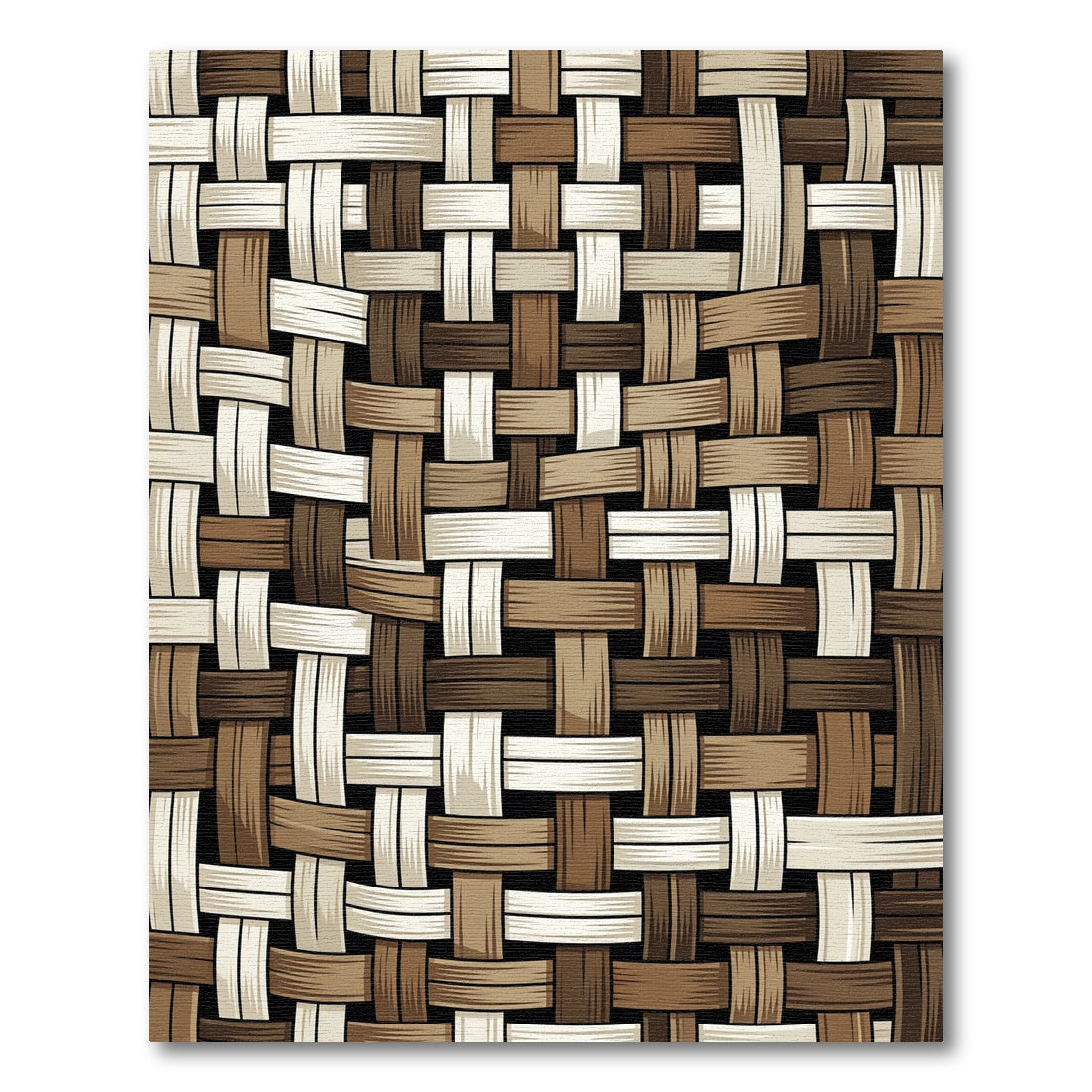 Woven Tan Cream Earth Tone Rug