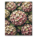 Soft Pink Cream Hydrangea Bloom Rug