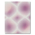 Magenta Dotted Fade Abstract Composition Rug