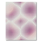 Magenta Dotted Fade Abstract Composition Rug