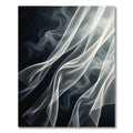 Ethereal White Smoke Curtains Rug