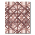 Brown Gradient Intersecting Diamond Rug
