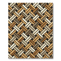 Woven Wood Grain Herringbone Rug