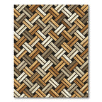 Woven Wood Grain Herringbone Rug