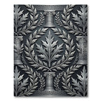 Greco Roman Leaf Column Detail Rug