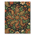 Ornate Paisley Floral Autumn Mandala Rug