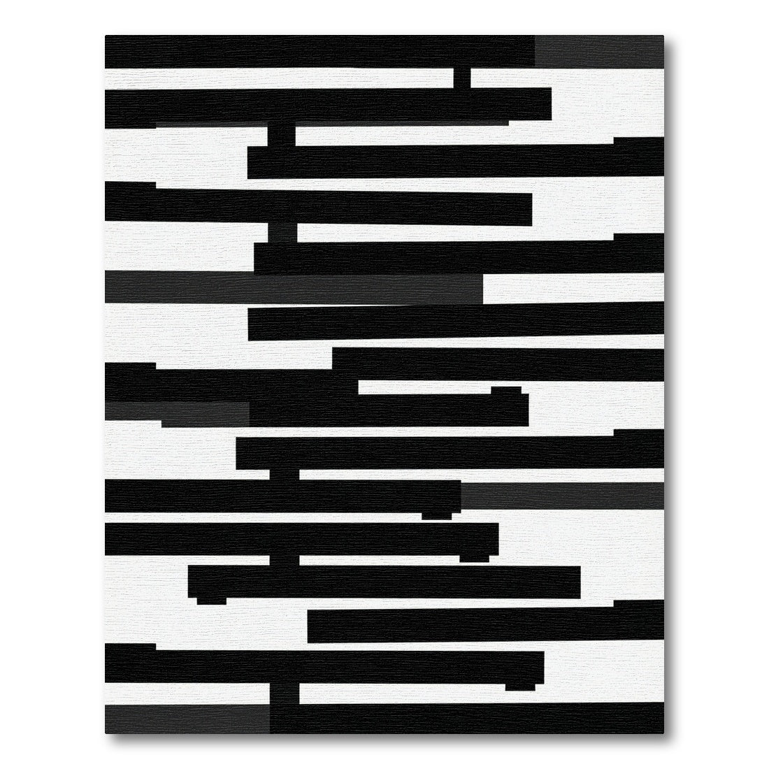 Monochromatic Abstract Stripe Rug
