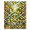 Sunny Lemon Trellis Botanical Garden Rug