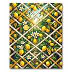 Sunny Lemon Trellis Botanical Garden Rug
