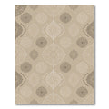 Neutral Contemporary Dotted Medallion Rug