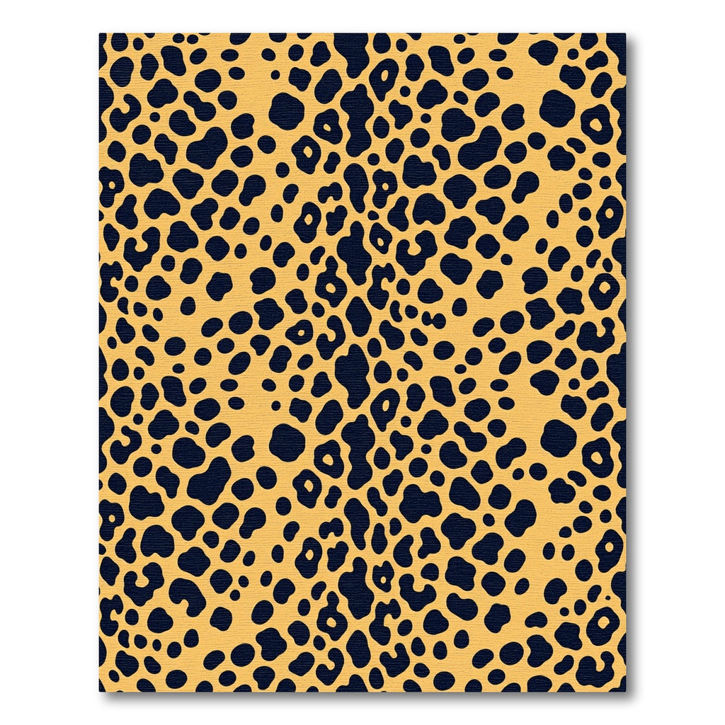 Amber Black Animal Spots Rug