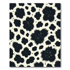 Bold Black Abstract Animal Spot Rug