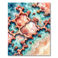 Ethereal Coral Reef Ocean Shore Rug