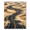 Desert Winding Road Golden Dunes Rug