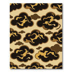 Earthy Clouds Mythical Creatures Rug