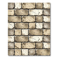Textured Sandy Stone Brick Wall Rug