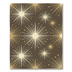 Golden Starburst Abstract Radiance Rug