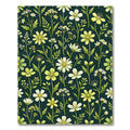 Verdant Woodland Botanical Floral Collage Rug