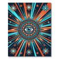 Cosmic Eye Sunburst Rug
