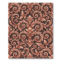 Antique Coral Acanthus Scroll Rug