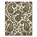Ornate Paisley Floral Scrollwork Rug