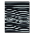 Monochrome Wavy Linear Abstract Waves Rug