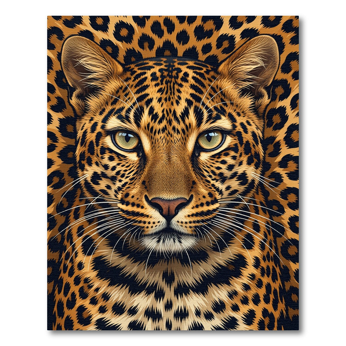 Bold Leopard Spots Animal Print Rug
