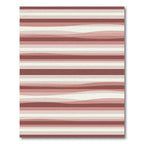 Terracotta Layered Gradient Stripes Rug