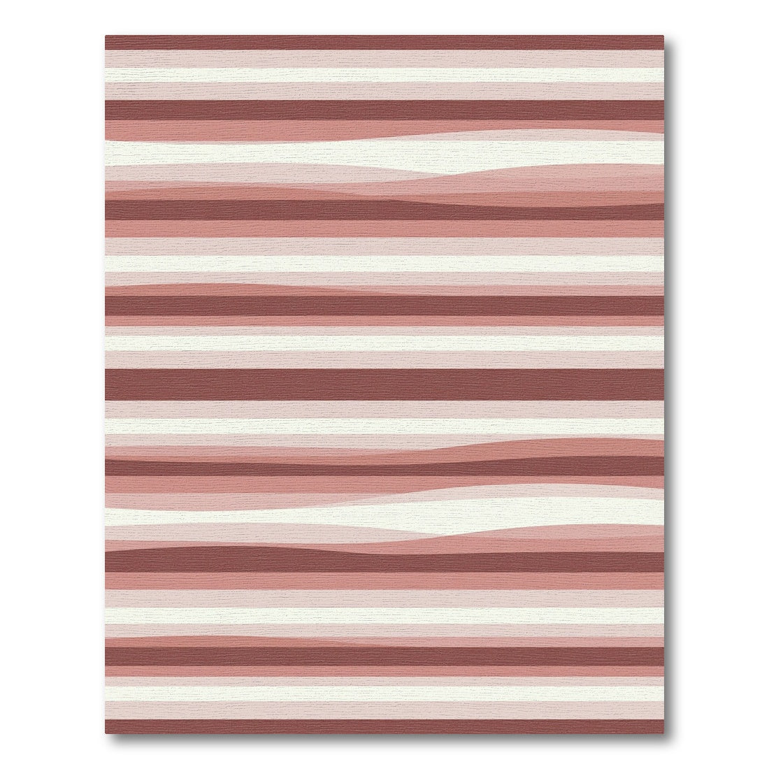 Terracotta Layered Gradient Stripes Rug