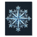 Icy Blue Nordic Crystal Star Rug