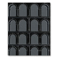 Monochrome Arches Column Gallery Rug