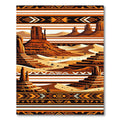 Southwestern Mesa Landscape Earth Tone Rug