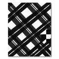 Monochromatic Diagonal Plaid Squares Rug