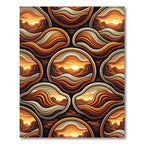 Desert Sunset Canyon Layers Rug