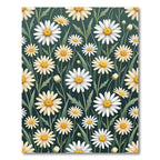 Botanical Daisy Meadow Deep Teal Rug