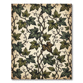 Vintage Botanical Ivy Vine Foliage Rug