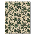 Lush Green Botanical Grape Vine Wallflower Rug