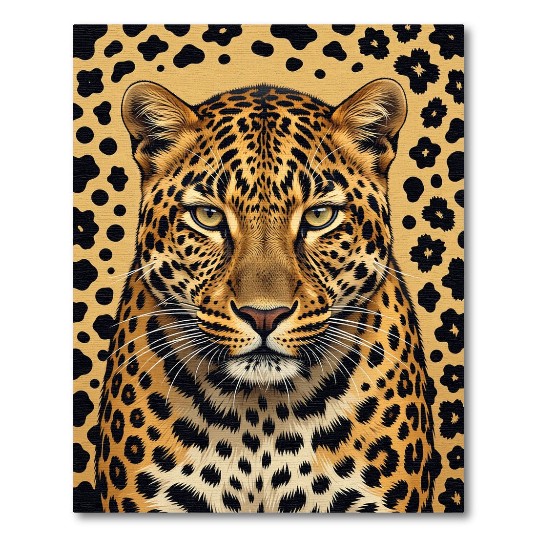 Bold Leopard Spot Aura Rug